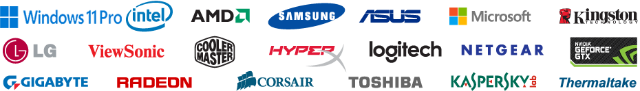 We use the best brands for our desktop computers